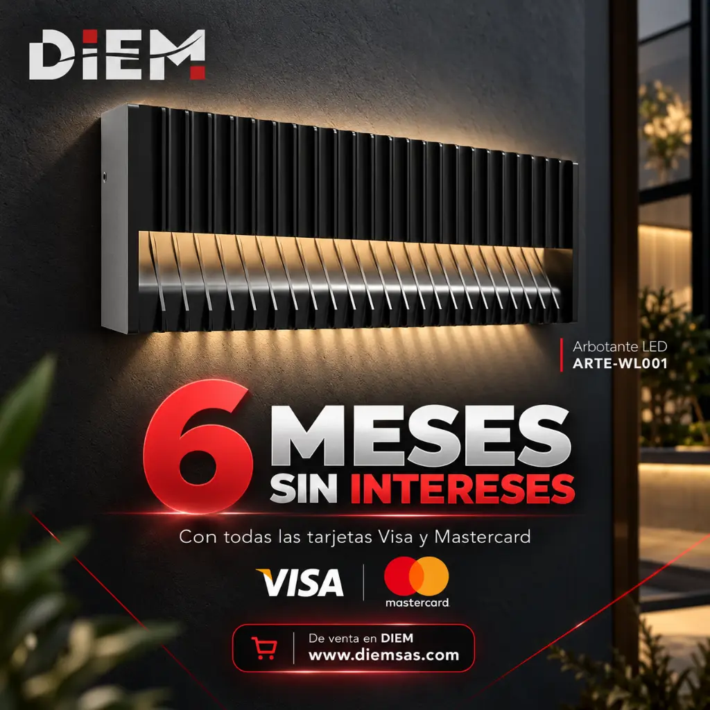 Arbotante LED DiEM_ 6 Meses Sin Intereses.webp