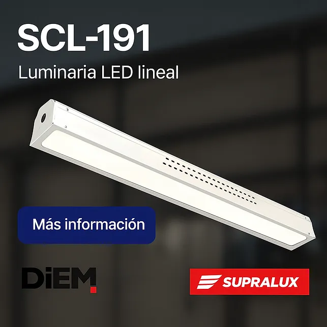 [SCL-191-M2-L03-840MV-SP] Luminaria Lineal LED SCL-191 (SCL-191-M2-L03-840MV-SP)