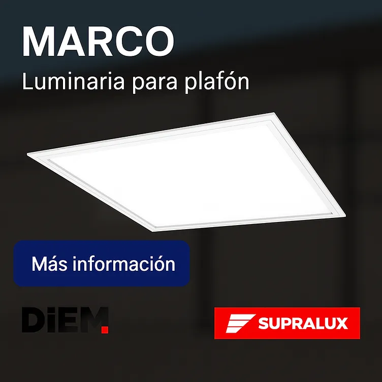 [LUMINARIO MARCO LED 40W 65K] Luminaria Comercial MARCO (LUMINARIO MARCO LED 40W 65K)