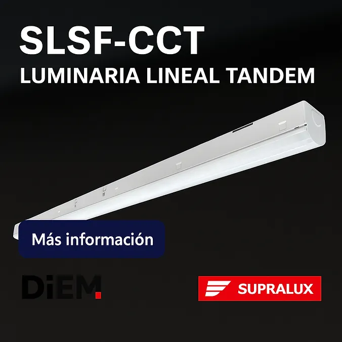 [SLSF-CCT-M4-L04-80CCT-CA] Luminaria Lineal LED SLSF-CCT (Color Light Selectable)