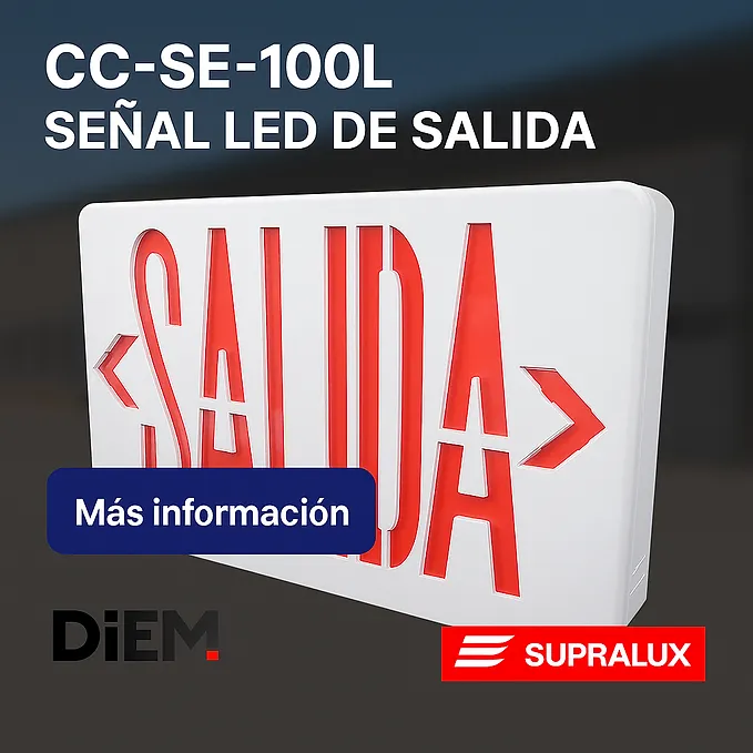 [CC-SE-100L] Luminaria de Emergencia CC-SE-100L