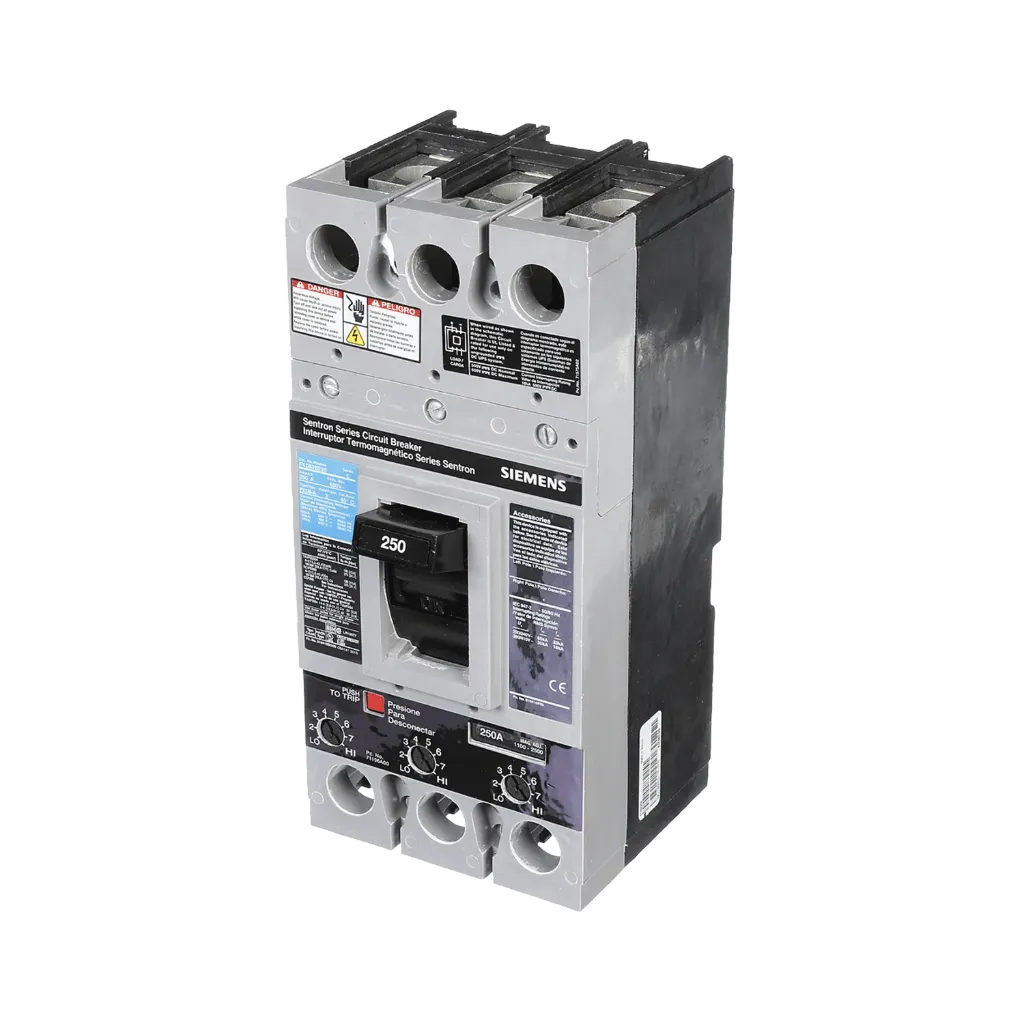 Interruptor termomagnético Sentron FXD 3x250A 600V 22K FX