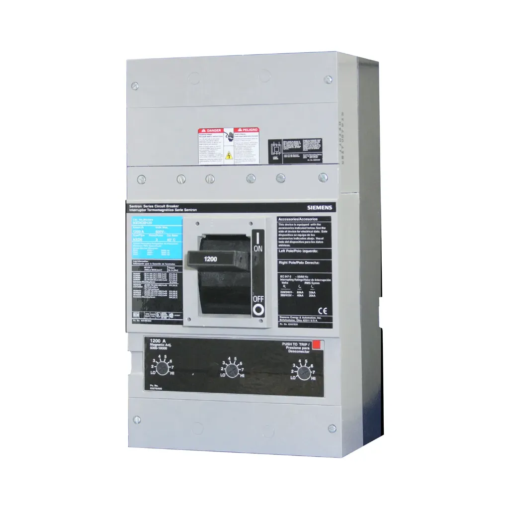 [MX:NXD63B120] Interruptor termomagnético NXD 3x1200A, 600 V 25KA FX