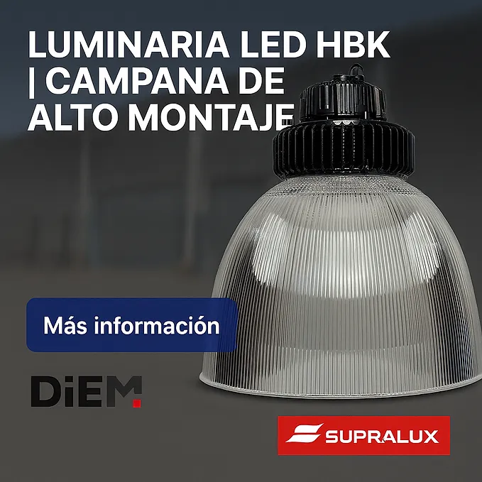 [HBK-LA40HE] Luminaria LED HBK | Campana de Alto Montaje (40 W / 6000 lm / 0.42 A)