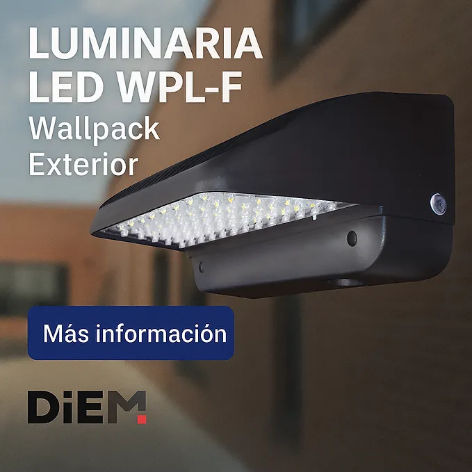 [WPL-F-50] Luminaria LED WPL-F | Wallpack Exterior (50 / 7204 lm / 50 W)