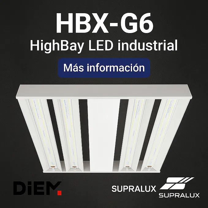 [HBX-G6-M1-L16-840MV-DASD-SP] HBX-G6 | HighBay LED industrial | SUPRALUX (M1, 120 V / L16 / 80 W)