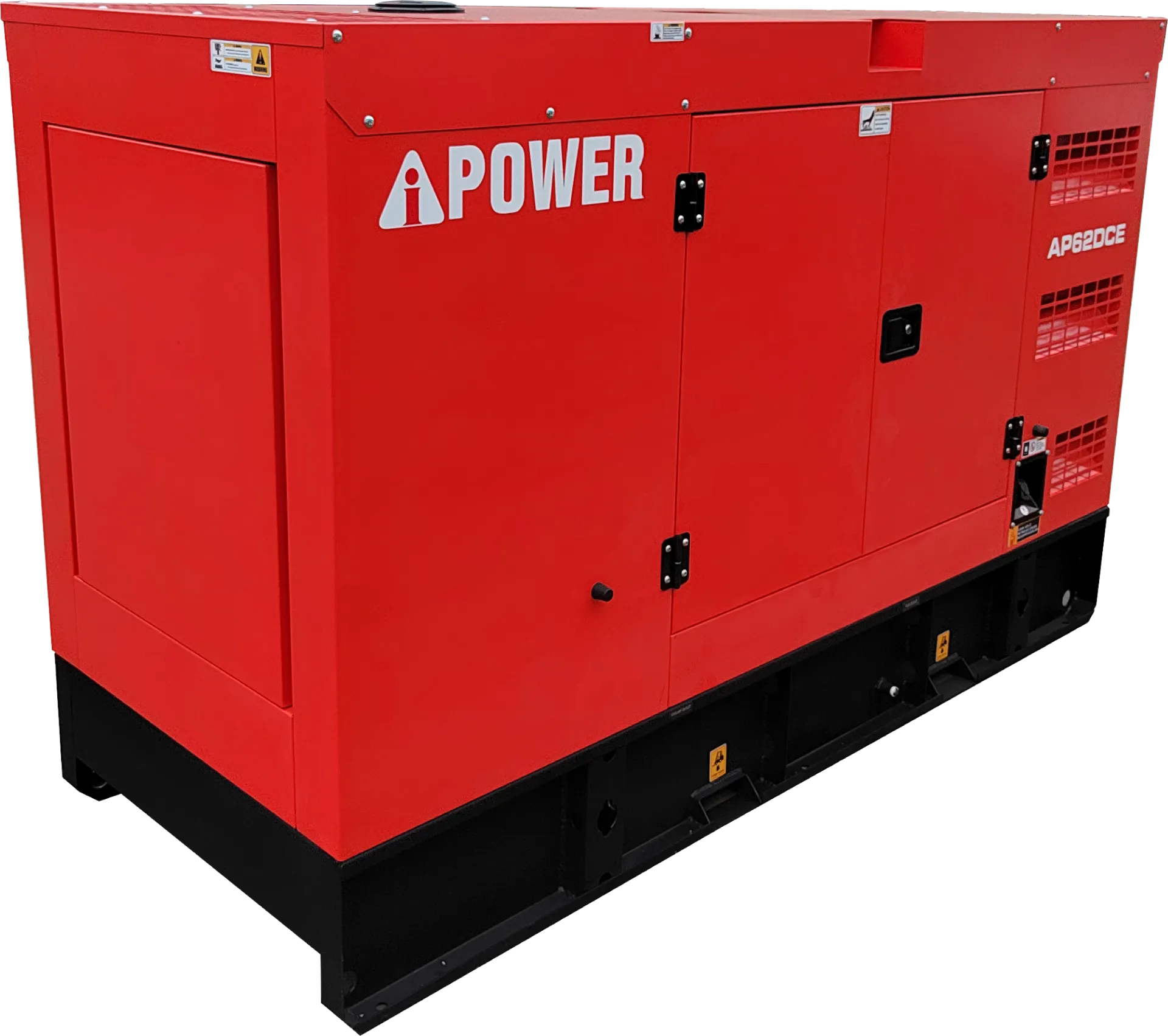 Generador diésel 55 kW AiPower AP62DCE trifásico 220/480 V con caseta acústica