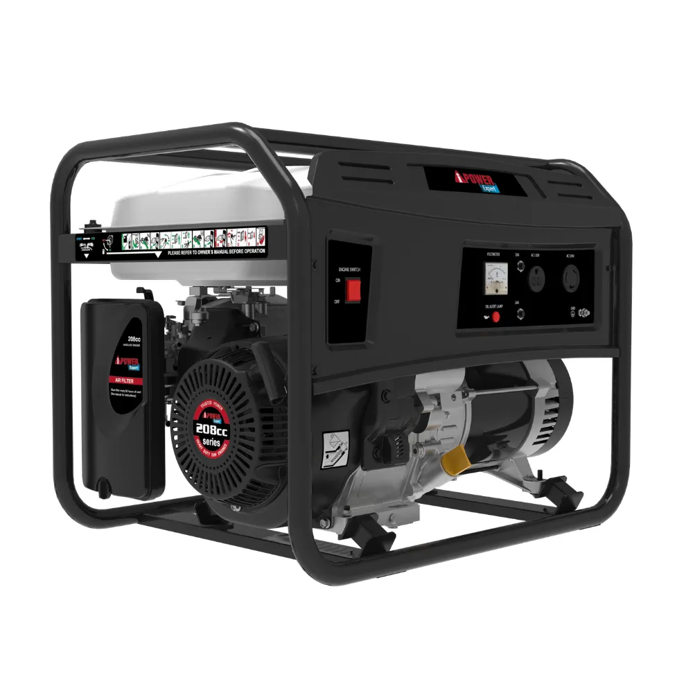Generador de gasolina de 3,200wtts. Mod. AX3200. Monofásico 120v