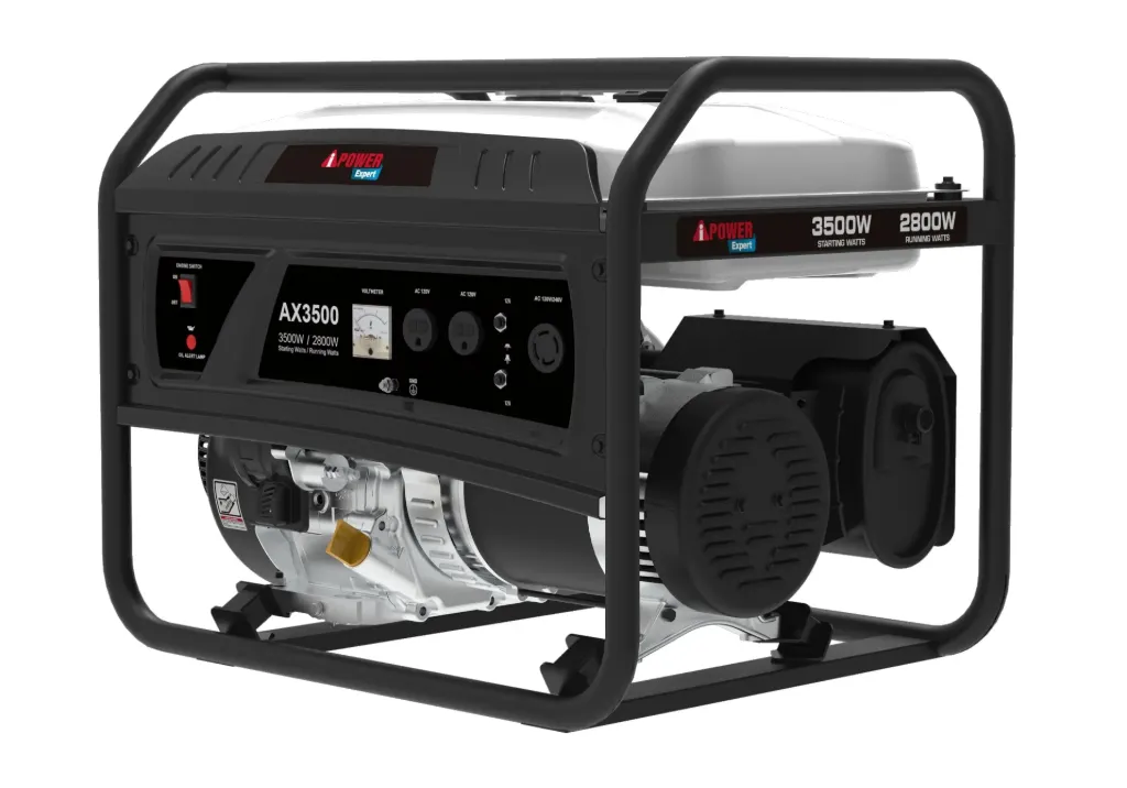 [AX3500] Generador de gasolina portátil de 3500wtts. Mod. AX3500. Configurable para servicio monofásico 127v o bifásico 240v