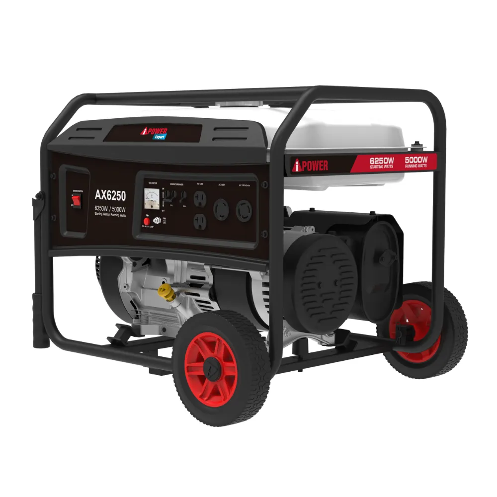 [AX6250] Generador de gasolina portátil 5000wtts Mod. AX6250 a gasolina. Con salidas a 127v y 240v.