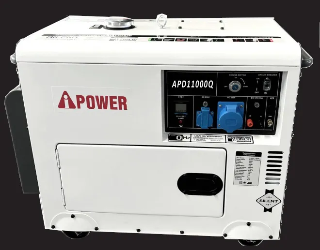 Generador silencioso 7500 W AiPower APD11000Q diésel