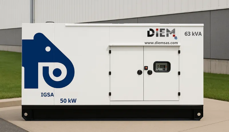 Generador / Planta de Emergencia IGSA Cummins 50 kW (63 kVA) – Trifásico 60 Hz