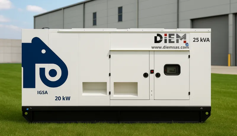 Generador / Planta de Emergencia IGSA Cummins 20 kW (25 kVA) – Trifásico 60 Hz
