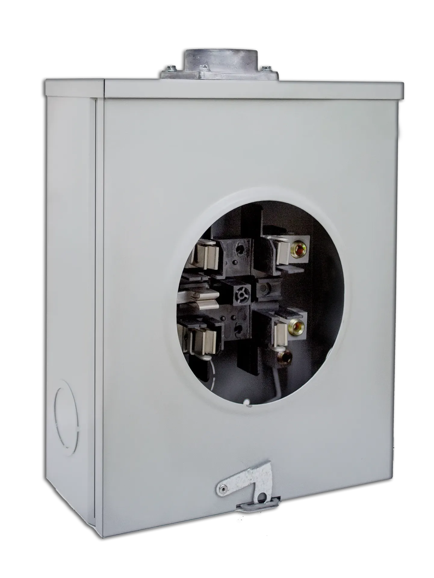 Base para medidor monofásico 200 A 5 terminales BMI-5-200 para acometida aérea