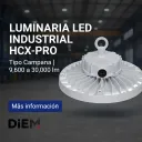 Luminaria LED Industrial HCX - PRO | Tipo Campana | 9,600 a 30,000 lm