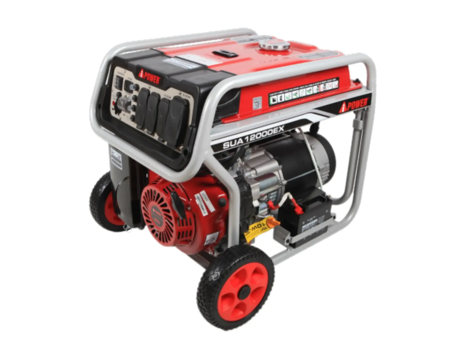 Generador portátil 12000 W AiPower SUA12000EX a gasolina 120/240 V con arranque eléctrico