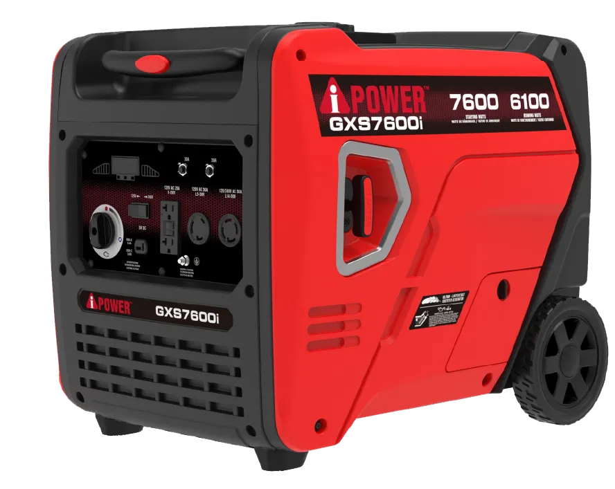 [GXS7600i] Generador de gasolina inverter portátil de 7600 wtts Mod. GXS7600i silencioso con ruedas y arranque remoto.  Monofásico. (127v)