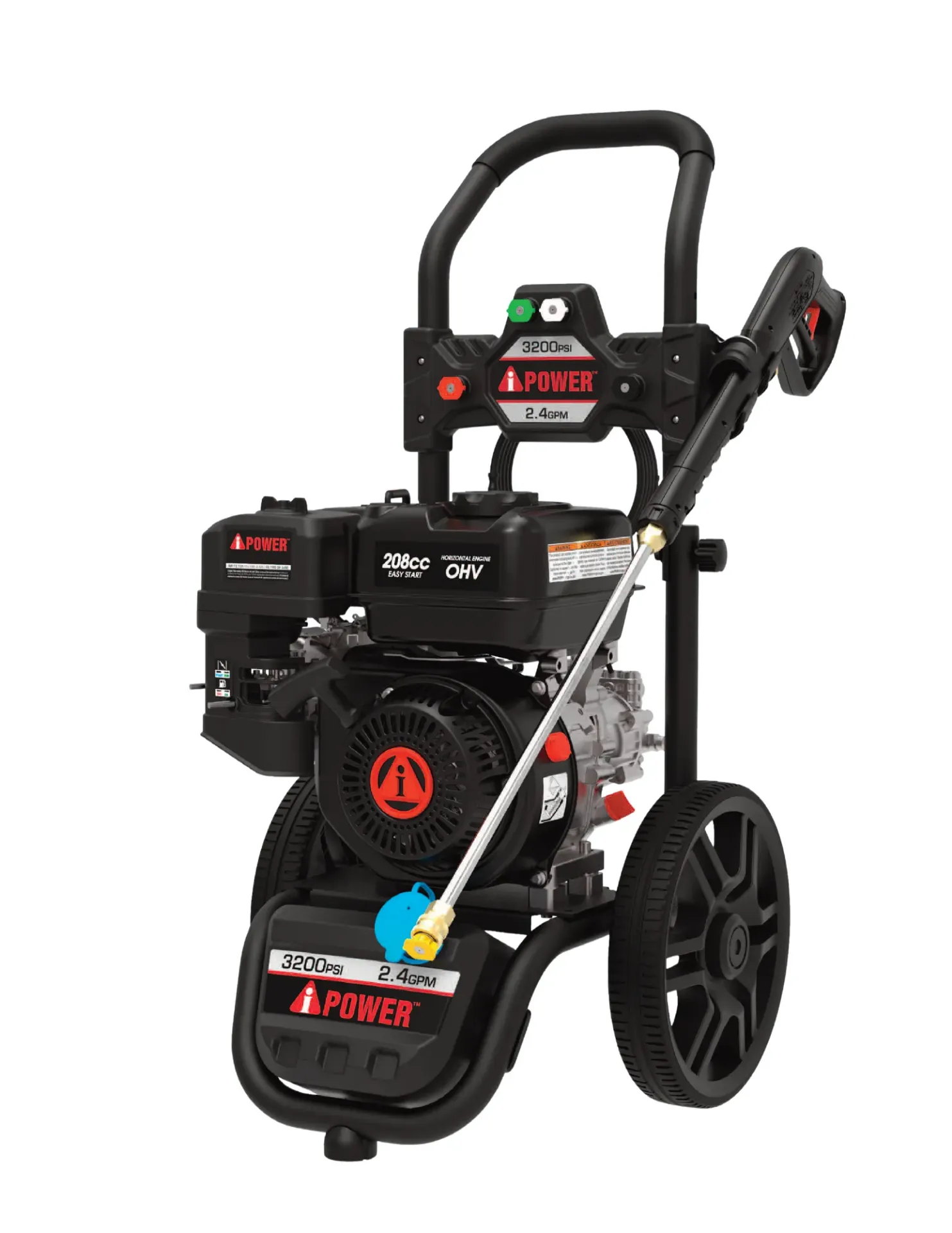 Hidrolavadora a gasolina 3200 PSI 2.4 GPM AiPower PWF3201SH uso profesional
