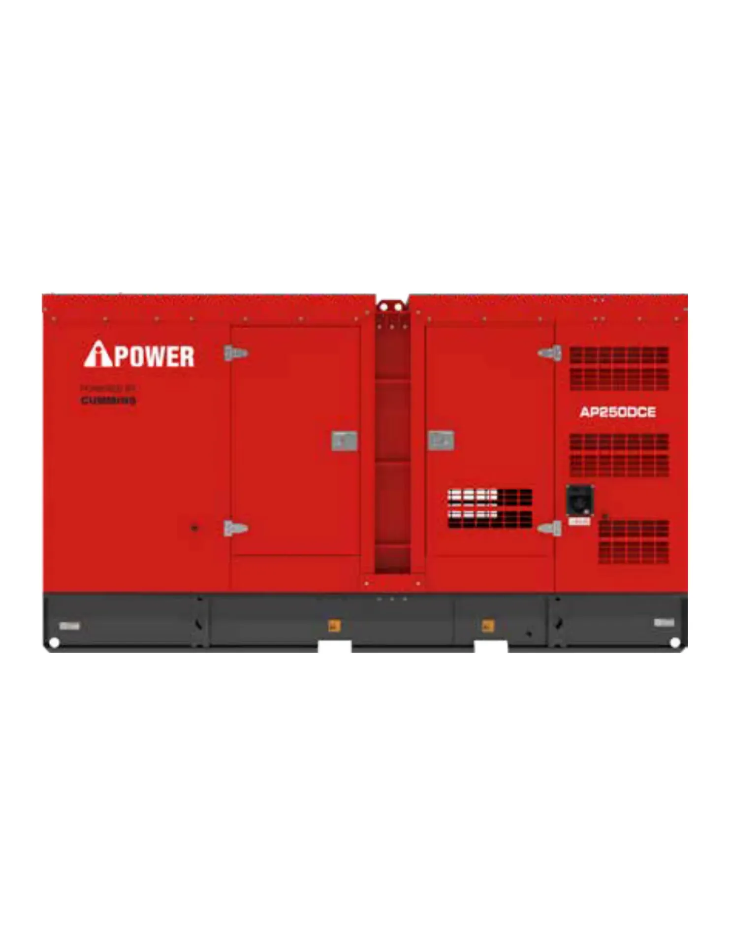Generador diésel 440 kW AiPower AP500DCE trifásico 220/480 V con caseta acústica