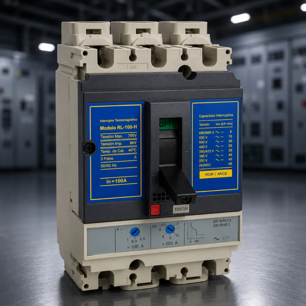 [RL-80-H] Interruptor termomagnético RL-80-H 3P 80 A