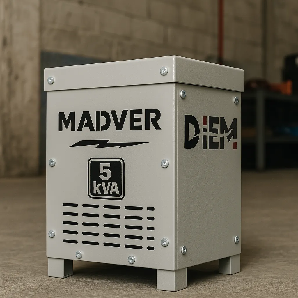 [Sec-Ele-05-220v-400/231v-Δ/Υ-Al~Al-K-1] Transformador Seco Elevador 3F 5 kVA (400/231v, Delta/Estrella, Al~Al, K1)