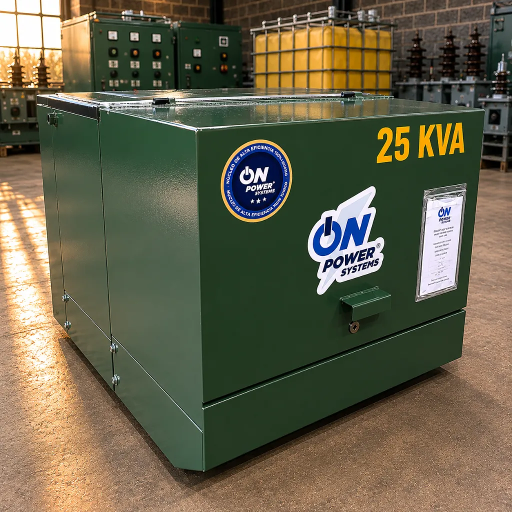 Transformador monofásico tipo pedestal clima cálido 25 kVA 220/127 V Norma J