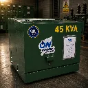 Transformador trifásico pedestal radial Norma J acero al carbón 45 kVA 13200 V – 480/277 V