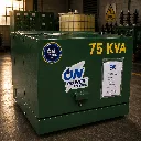 Transformador trifásico pedestal radial Norma J acero al carbón 75 kVA 13200 V – 480/277 V