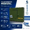 Transformador trifásico pedestal radial Norma J acero al carbón 2000 kVA 13200 V – 480/277 V