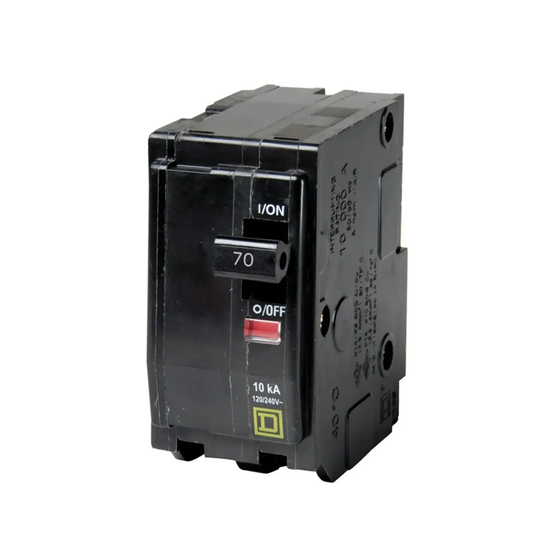 INTERRUPTOR TERMOMAGNETICO QO 2P 70AMP SQD