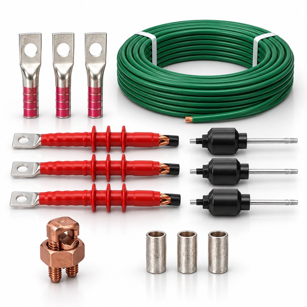 Kit de conexión para transicion en poste 15 kV con terminales Raychem HVT-151-SJ