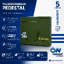 Transformador trifásico pedestal radial Norma J acero al carbón 1000 kVA