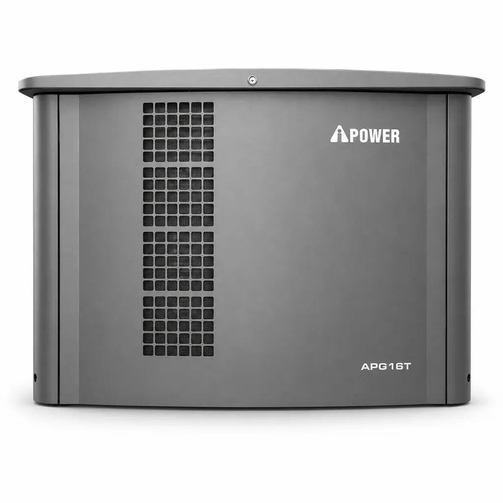 Generador estacionario a gas natural y gas LP de 16 kW AiPower APG16T 127/220 V trifásico