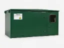 Equipo combinado de medición subterráneo ECMS-3E-34.5-20125/115-50/5 para media tensión tipo pedestal