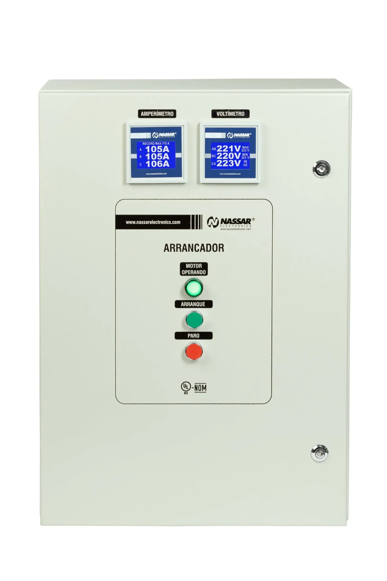 Arrancador a Pleno Voltaje Nassar Serie APV | 220 y 440 V | Hasta 80 A