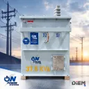 Transformador Tipo Poste Monofásico ONPOWER 75 kVA – Tanque de Acero Inoxidable