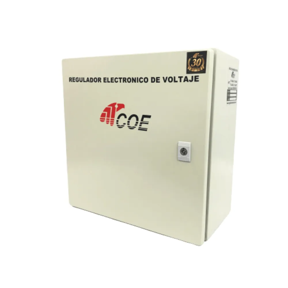 Regulador de Voltaje Monofásico COE RM-5000 | 5 kVA | 40 A por Fase | 120 V