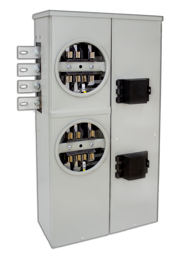 Módulo trifásico para concentración de medidores Rilez USA MX-72-100 - 2 servicios de 100 A