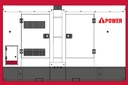Generador Diésel 770 kW trifásico 220/440 V reconfigurable con caseta acústica | AiPower AP875WCE