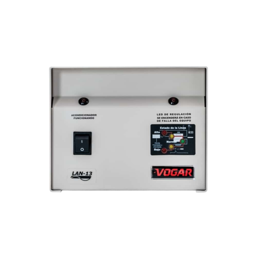 Regulador de voltaje monofásico Vogar LAN-13 de 3 kVA