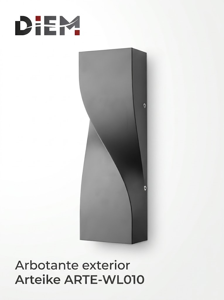 Arbotante Arquitectónico Torcido LED 11W IP66 Arteike WL010
