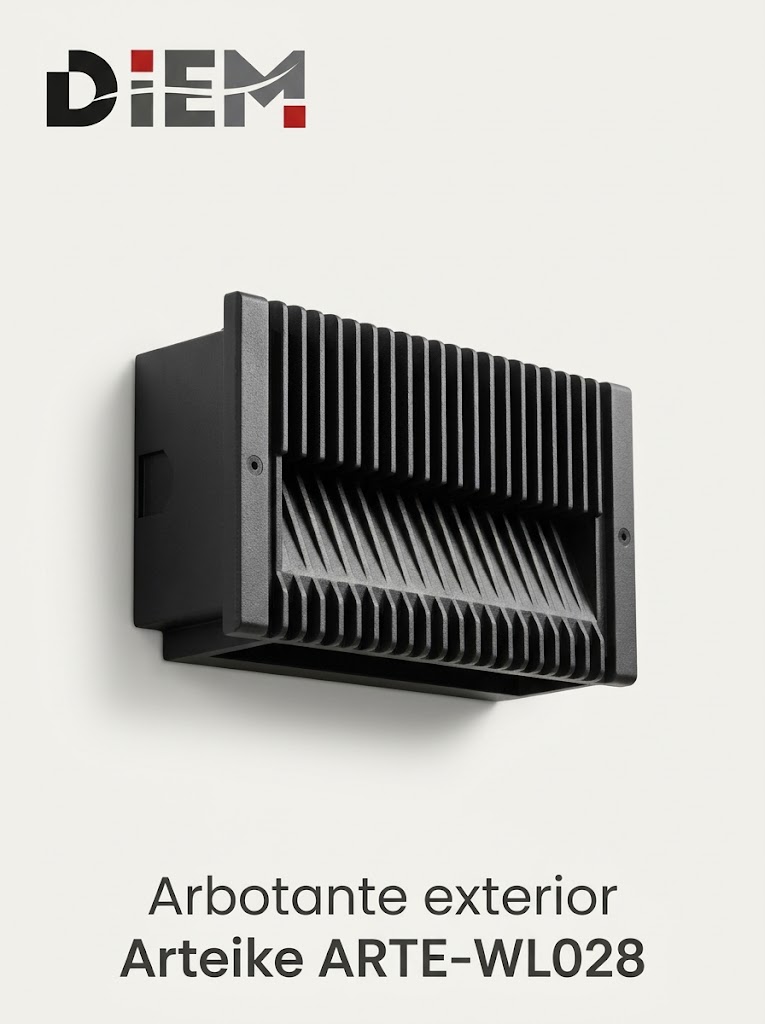 Arbotante LED para Empotre en Muro 13W IP66 | Arteike WL028