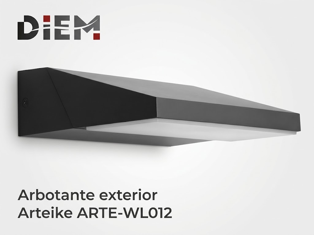 Arbotante Asimétrico LED 13W IP66 Base Rotable | Arteike WL012